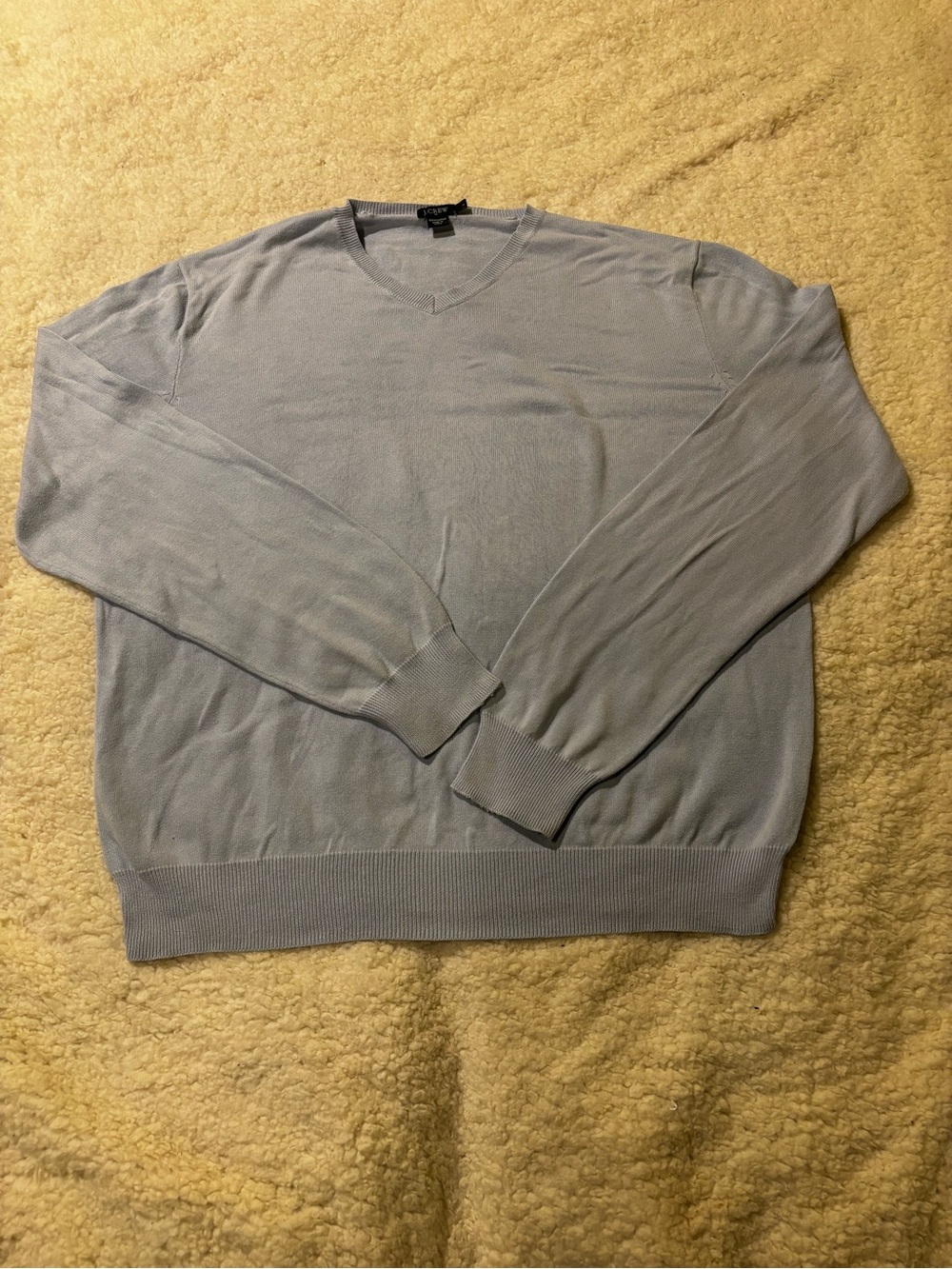 Light Blue woman V-Neck Sweater2142